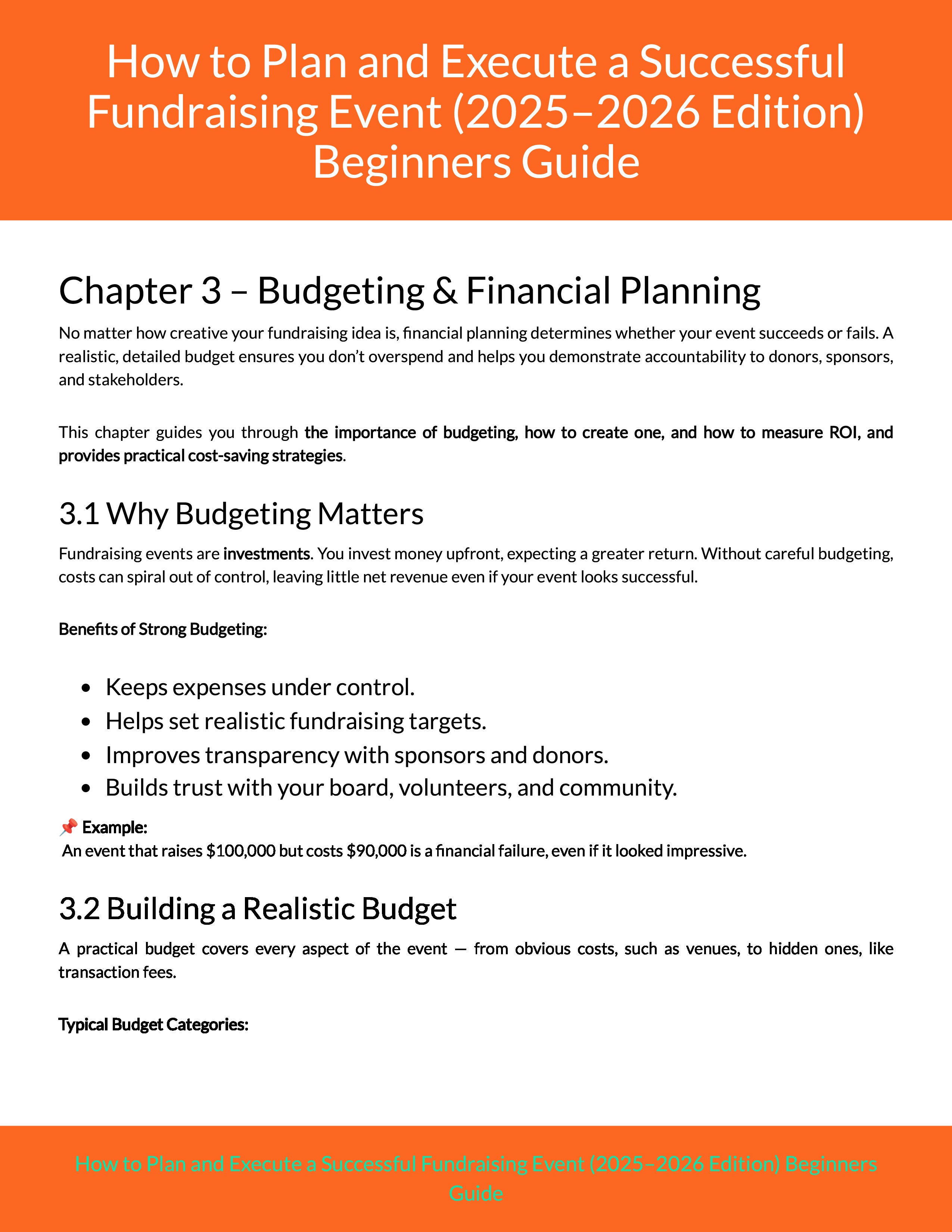 The Complete Guide to Fundraising Events