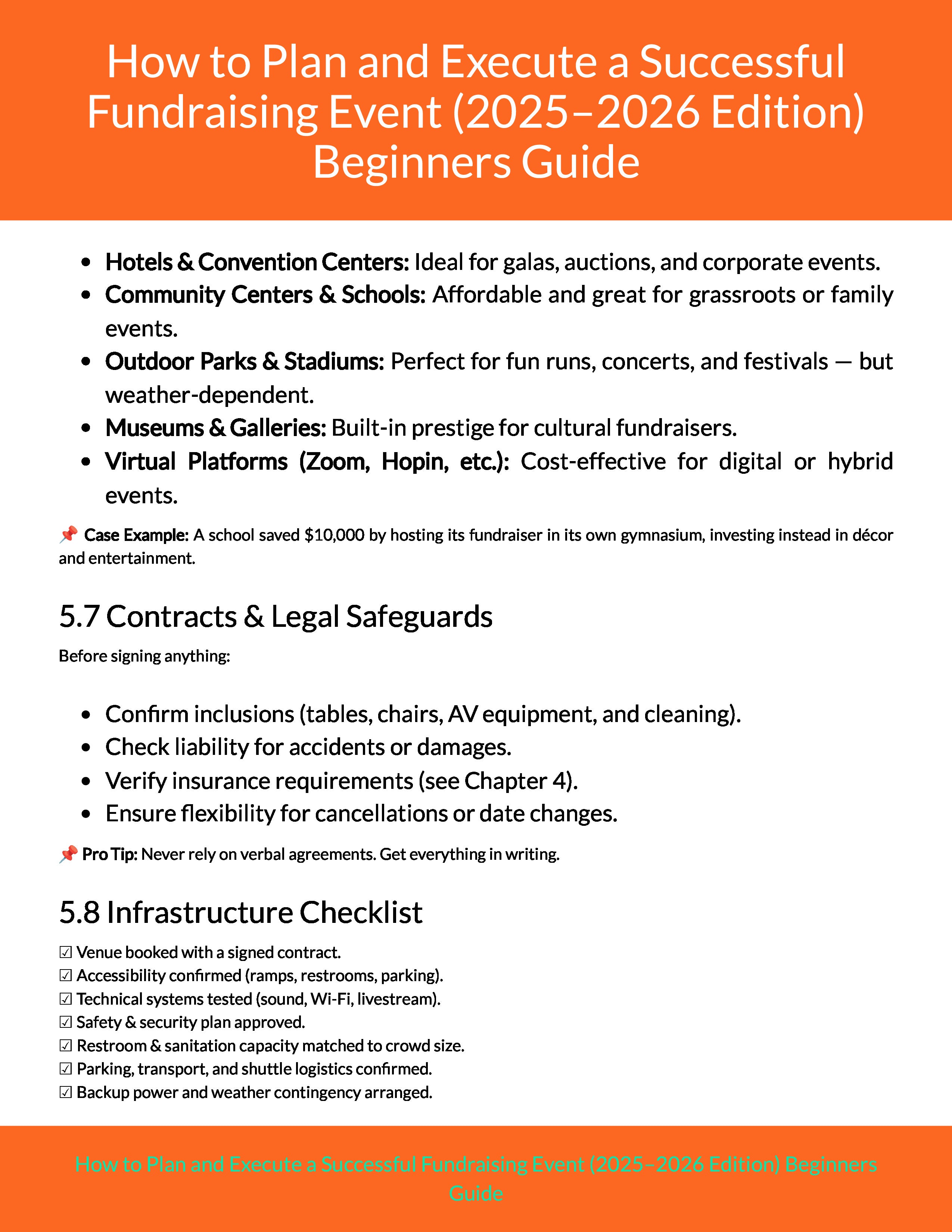 The Complete Guide to Fundraising Events
